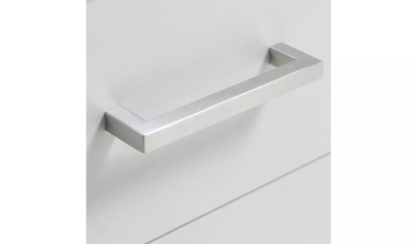 Assembled 3 Drawer Bedside Table - White